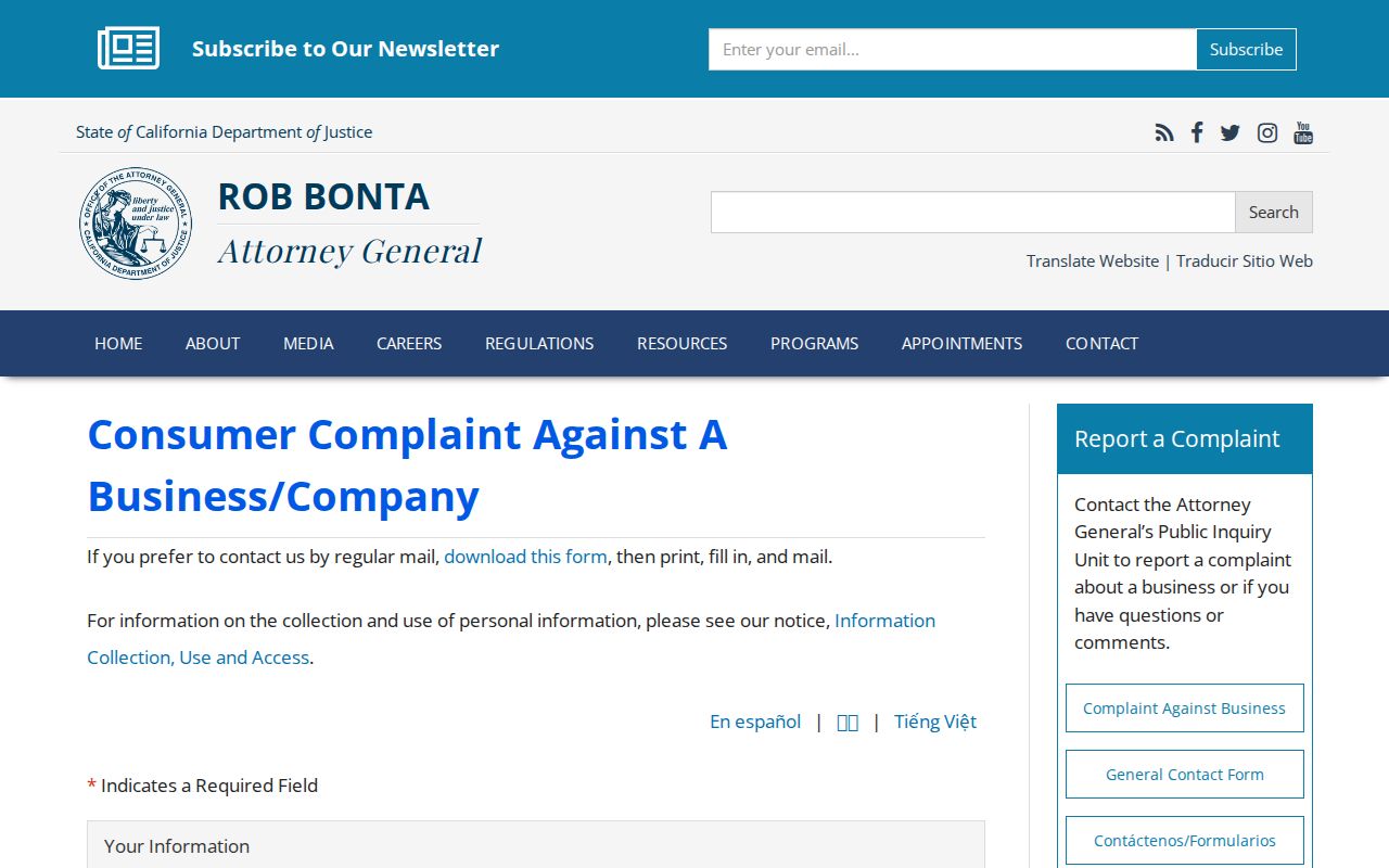 Yorba Linda neighbors California consumer complaint resource