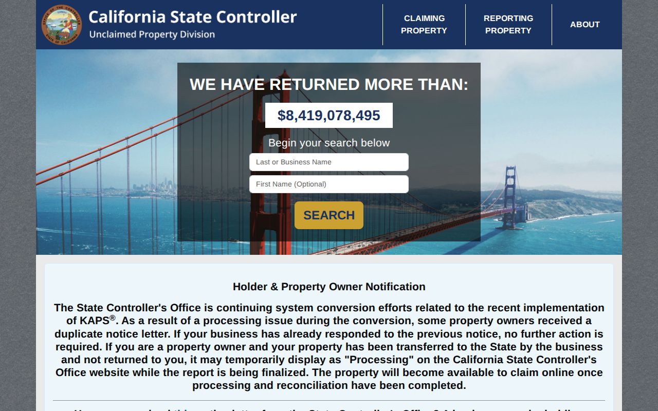 Yorba Linda residents directory unclaimed property name search