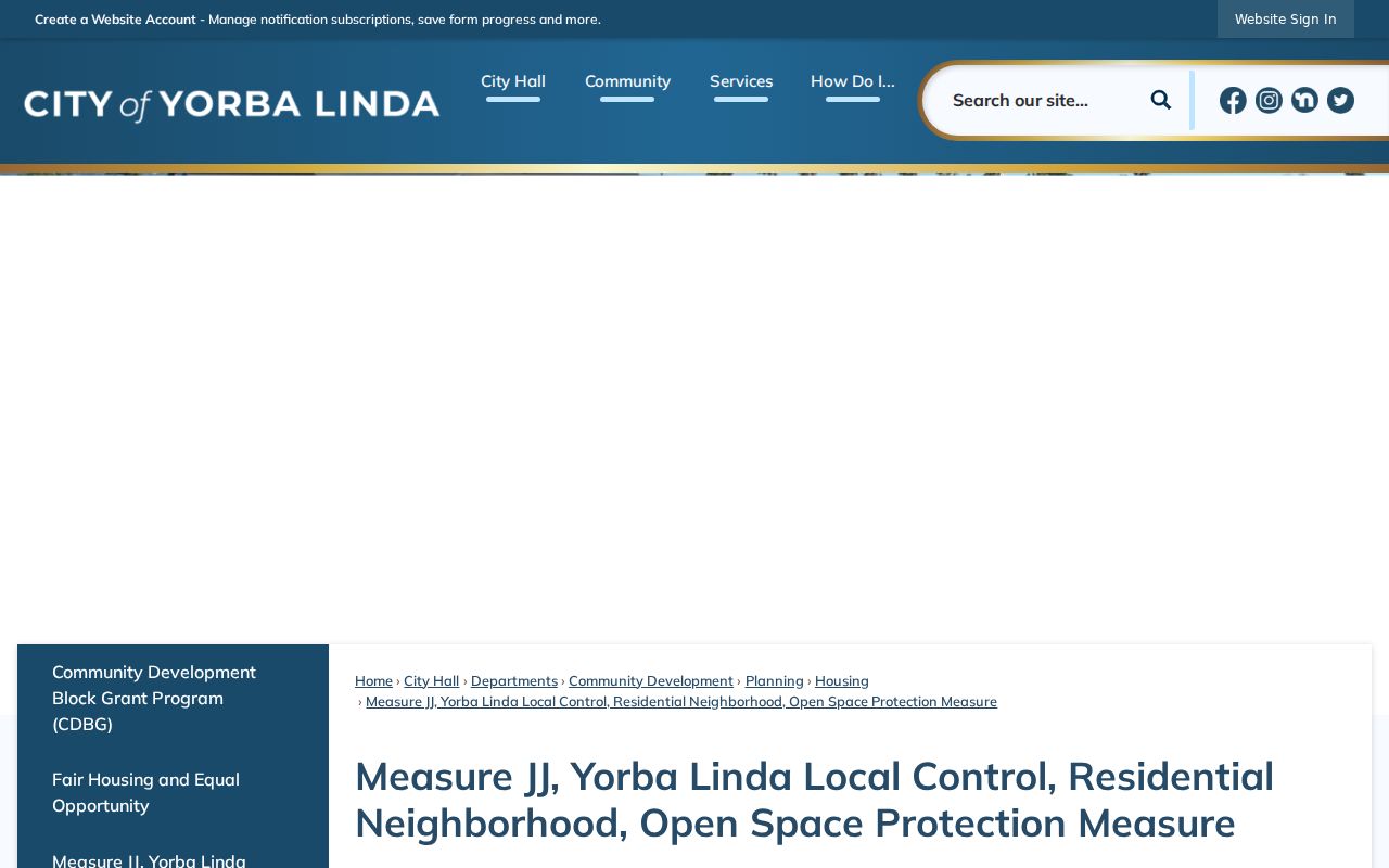 Yorba Linda ZIP code directory Measure JJ local geography